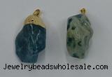 NGP8850 20*25mm - 30*40mm nuggets agate gemstone pendants