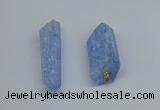 NGP8882 16*38mm - 25*60mm sticks crackle quartz pendants wholesale