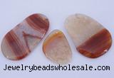 NGP895 5PCS 30-45mm*40-65mm freeform agate druzy geode gemstone pendants