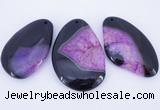 NGP903 5PCS 35-45mm*55-70mm freeform agate druzy geode gemstone pendants