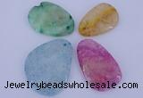 NGP937 5PCS 30-48mm*48-60mm freeform gemstone pendants wholesale