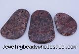 NGP941 5PCS 35-45mm*45-65mm freeform jasper gemstone pendants