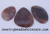 NGP942 5PCS 35-45mm*45-60mm freeform jasper gemstone pendants