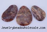 NGP943 5PCS 35-50mm*55-70mm freeform jasper gemstone pendants