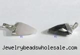 NGP9720 11*16mm arrowhead-shaped  mixed gemstone pendants wholesale