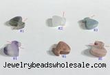 NGP9736 11*11mm  mixed gemstone pendants wholesale