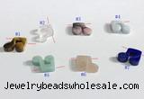 NGP9745 11*15mm mixed gemstone pendants wholesale