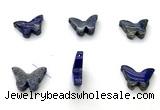 NGP9859 12*18mm butterfly natural lapis lazuli pendant