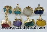 NGR164 22*30mm - 25*30mm freeform druzy agate rings wholesale