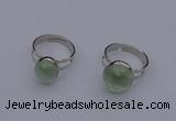 NGR208 10*14mm – 12*16mm freeform prehnite rings wholesale