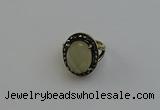 NGR2105 10*15mm faceted oval lemon quartz gemstone rings wholesale