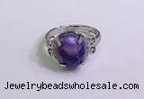 NGR3023 925 sterling silver with 10*12mm oval charoite rings