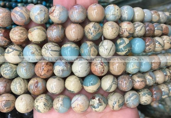 NSBS01 15 inches 12mm round serpentine Jasper beads wholesale