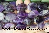 OVBS02 15 inches 18*25mm oval amethyst gemstone beads wholesale