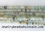 RBBS02 15 inches 2*4mm heishi colorful amazonite gemstone beads