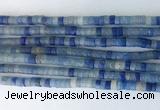 RBBS05 15 inches 2*4mm heishi blue aventurine gemstone beads