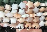 RGBS39 15 inches 20mm star pink aventurine gemstone beads