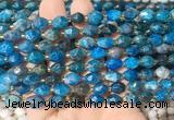 RIBS36 15 inches 6*8mm faceted rice apatite gemstone beads