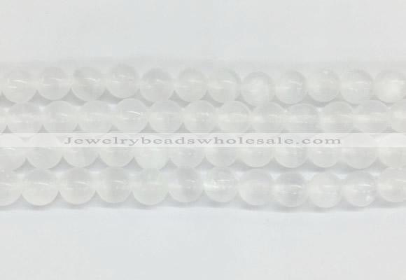 SEBS02 15 inches 8mm round selenite gemstone beads wholesale