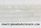 SEBS10 15 inches 6*10mm round selenite gemstone beads wholesale