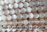 SEBS16 15 inches 8mm round selenite beads wholesale