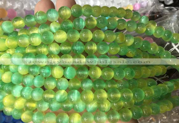 SEBS45 15 inches 6mm round selenite beads wholesale