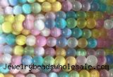 SEBS50 15 inches 6mm round selenite beads wholesale