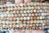 SSBS06 15 inches 6mm round sunstone beads wholesale