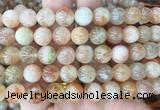 SSBS08 15 inches 10mm round sunstone beads wholesale