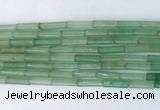 TBBS11 15 inches 4*13mm tube green aventurine jade gemstone beads