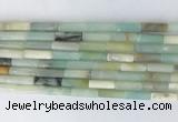 TBBS29 15 inches 4*13mm tube colorful amazonite gemstone beads