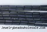 TBBS36 15 inches 4*13mm tube blue goldstone gemstone beads