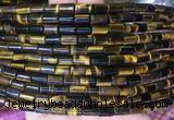 TBBS70 15 inches 5*7mm tube yellow tiger eye gemstone beads wholesale