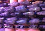 TRBS11 15 inches 8*16mm faceted teardrop labradorite gemstone beads